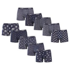 10PACK pánské boxerky Lee Cooper vícebarevné (LCUBOX10P2-1946718)