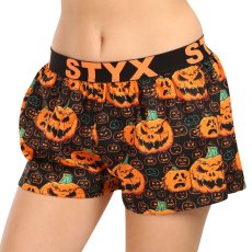 Dámské trenky Styx art sportovní guma Halloween dýně (T1755)