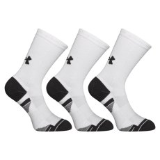 3PACK ponožky Under Armour bílé (1379512 100)