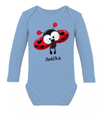 Dětské body s dlouhým rukávem - Beruška