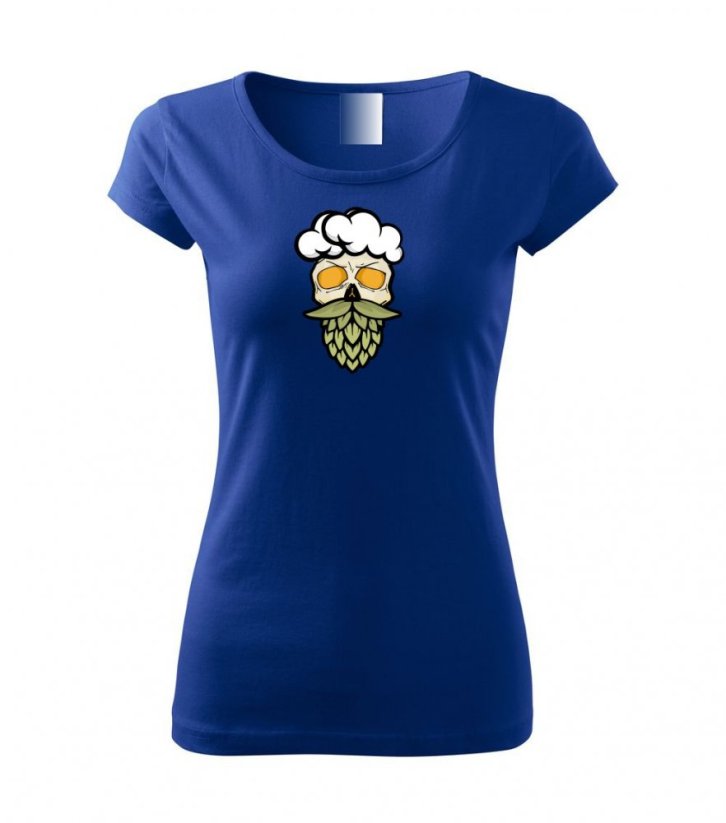 Dámské tričko - Beerman - Barva: Kralovská modrá