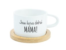 Hrnek makronka - Jsem kurva dobrá máma
