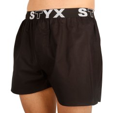 Pánské trenky Styx sportovní guma černé (B960)