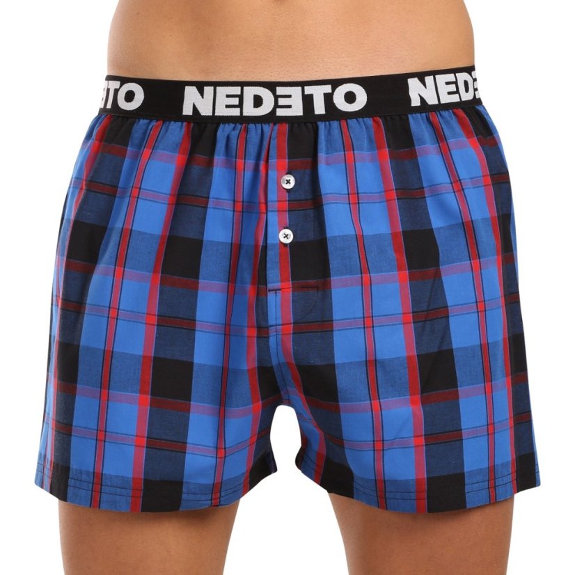 2PACK pánské trenky Nedeto vícebarevné (2NTC006) - Velikost: 3XL