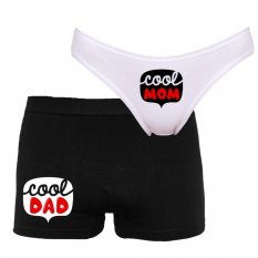 Boxerky a nohavičky - Cool mom cool dad - Dievčatko