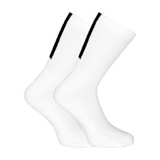 3PACK ponožky Pietro Filipi sportovní vysoké bílé (3POB4)