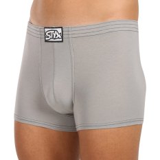 Pánské boxerky Styx klasická guma světle šedé (Q1062)
