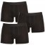 3PACK pánské boxerky Nedeto nadrozměr černé (3NBX001) - Velikost: 8XL