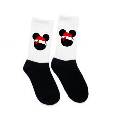Vánoční ponožky - Mouse - Santa
