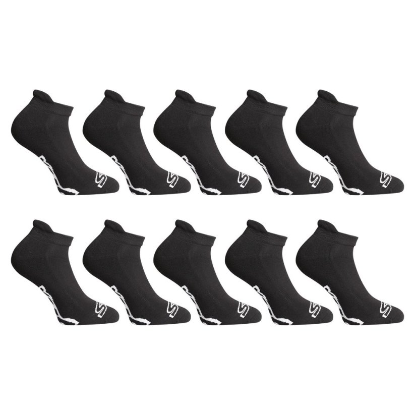 10PACK ponožky Styx nízké černé (10HN960) - Velikost: XL