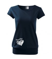 Těhotenské tričko - Srdíčko 1 se jménem