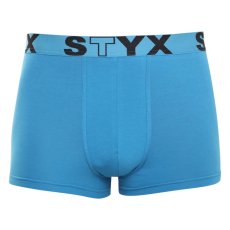 Pánské boxerky Styx sportovní guma světle modré (G969)