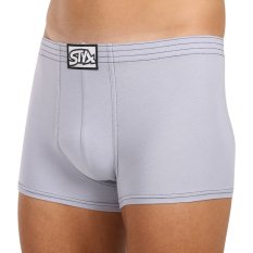 Pánské boxerky Styx klasická guma světle šedá (Q1067)