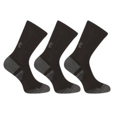 3PACK ponožky Under Armour černé (1379512 001)