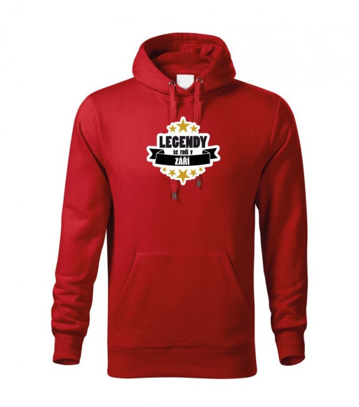 Pánská mikina - Legendy se rodí v září