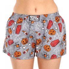 Dámské trenky Styx art klasická guma Halloween rakve (K1752)
