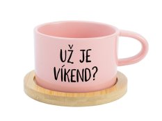 Hrnek makronka - Už je víkend?