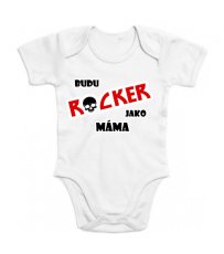 Dětské body - Budu rocker jako máma