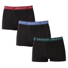 3PACK pánské boxerky Gant černé (902433003-005)