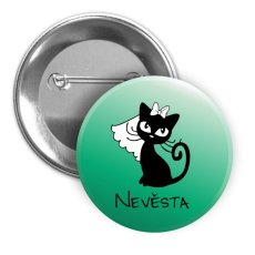 Svatební placka - KOČKA - Nevěsta
