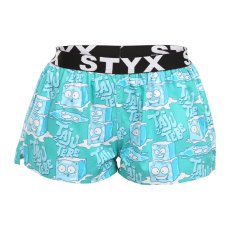 Dámské trenky Styx art sportovní guma ledové kostky (T1657)