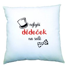 Polštářek - Klobouk - Nejlepší dědeček na světě