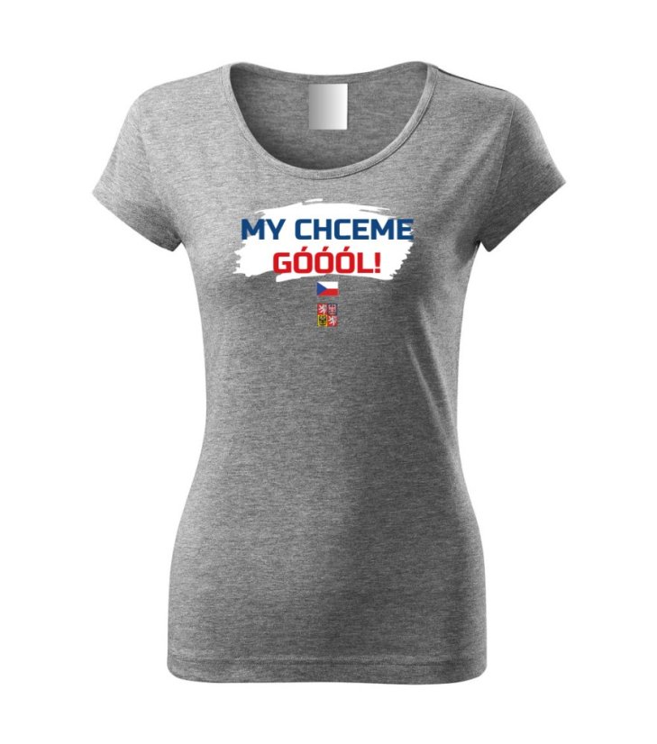 Dámské tričko - My chceme goool!