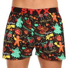 3PACK pánské trenky Styx art sportovní guma vícebarevné (3B16814)
