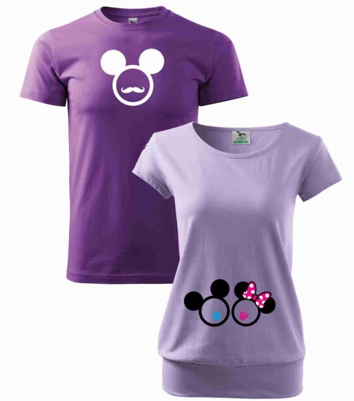 Těhotenský set - Mouse - Holčička a chlapeček Těhotenský set - Mouse - Holčička a chlapeček