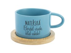 Hrnek makronka - MATEŘSKÁ bordel všude klid nikde!