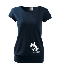 Těhotenské tričko - Motýlek 1 se jménem