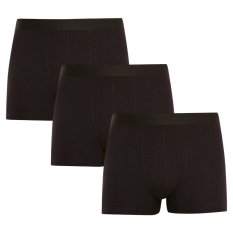 3PACK pánské boxerky Nedeto černé (3NB001)