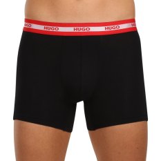 3PACK pánské boxerky HUGO černé (50520475 962)