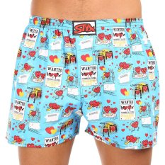 Pánské trenky Styx art klasická guma nadrozměr Valentýn páry (E1756)
