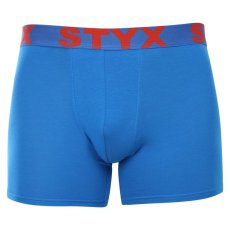 Pánské boxerky Styx long sportovní guma modré (U1167)