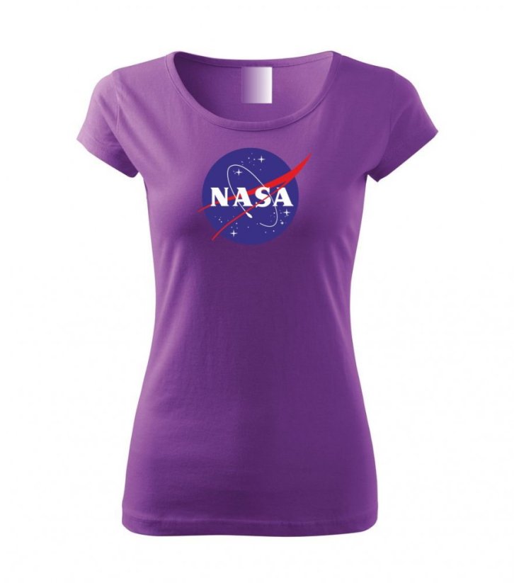 Dámské tričko - NASA - Barva: Fialová