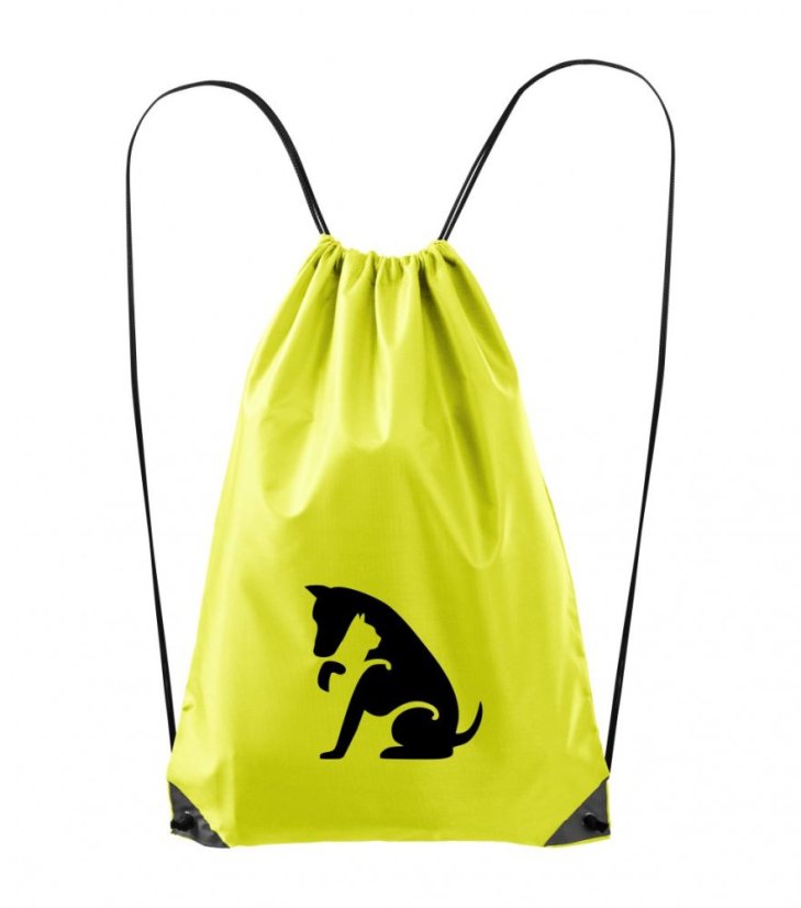 textilní batoh - kočka a pes - Povidlo textilní batoh - kočka a pes - Povidlo