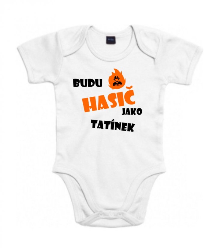 Body pro miminka - budu hasič jako tatínek - Povidlo.cz