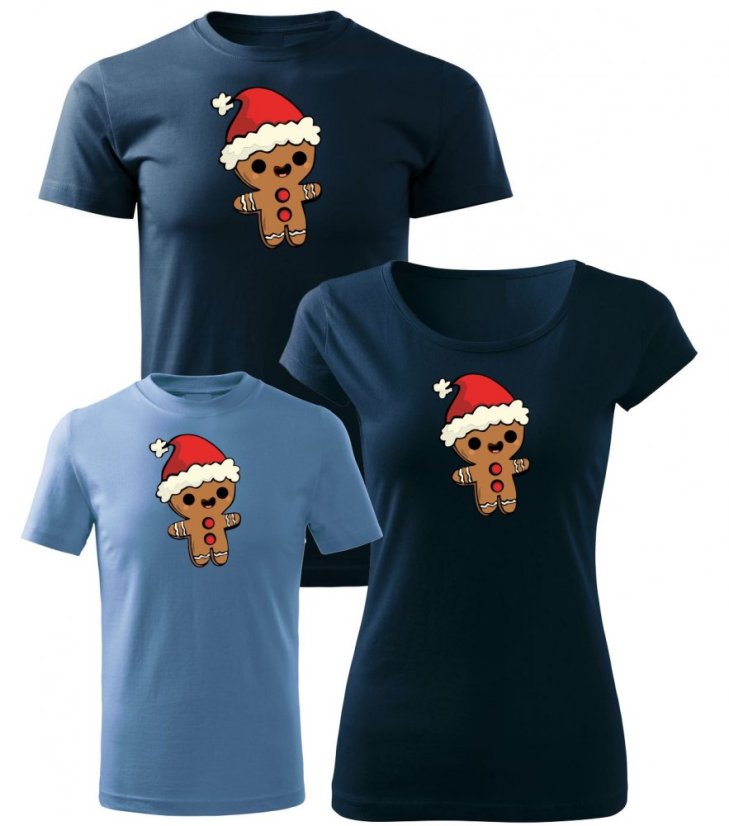 Vánoční rodinný set - Dětské tričko - Perníčci Vánoční rodinný set - Dětské tričko - Perníčci
