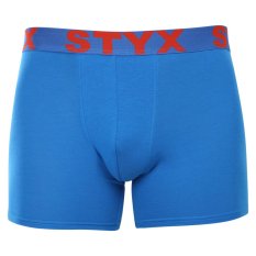 Pánské boxerky Styx long sportovní guma modré (U1167)