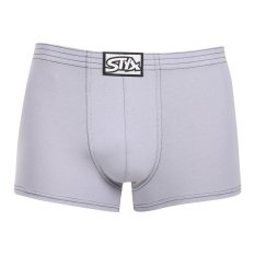 Pánské boxerky Styx klasická guma světle šedá (Q1067)