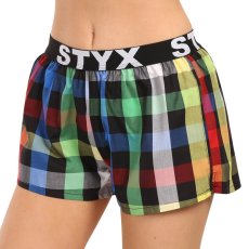 Dámské trenky Styx sportovní guma vícebarevné (T1012)