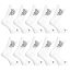 10PACK ponožky Styx vysoké bílé (10HV1061) - Velikost: M