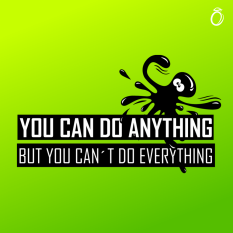 Pánské  tričko - You can do anything but can´t do everything