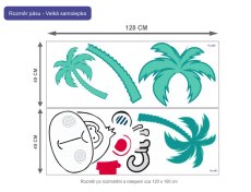 Dětské samolepky na zeď - Opička