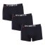 3PACK pánské boxerky Atlantic tmavě modré (3MH-011blue)