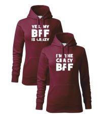 Mikiny pro kamarádky - Crazy BFF