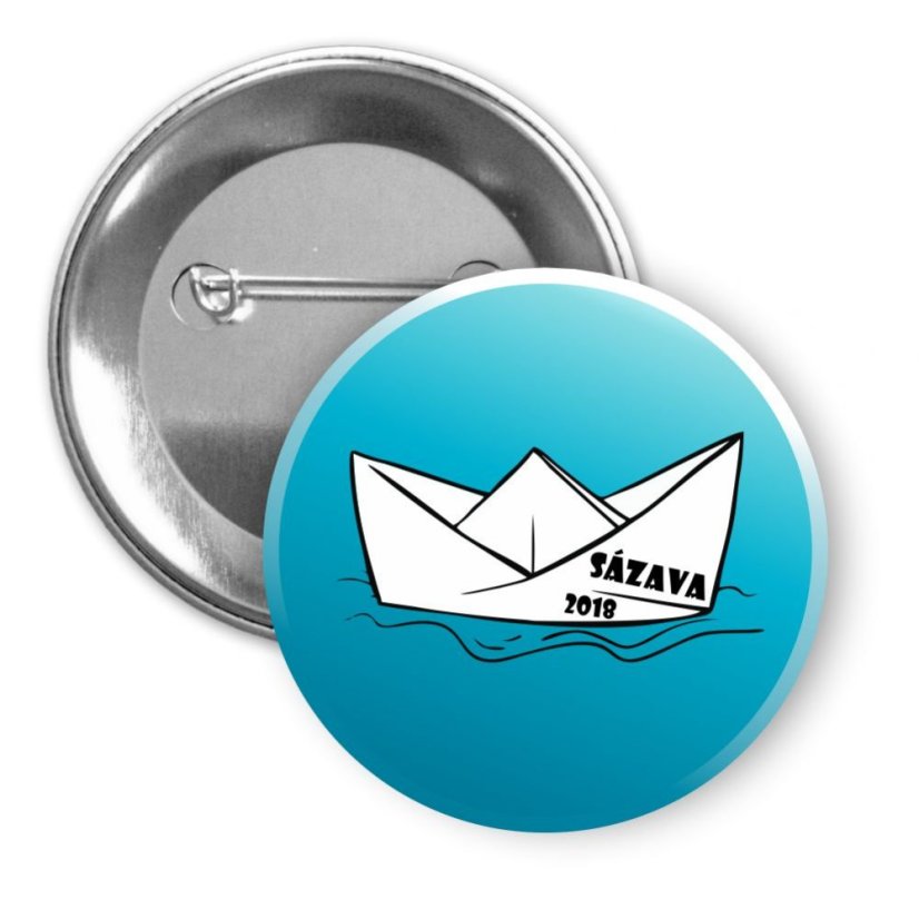 Vodácká placka - Papírová lodička plná