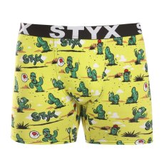 Pánské boxerky Styx long art sportovní guma kaktusy (UN1351)