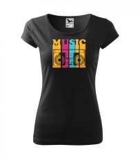 Dámské tričko - Music